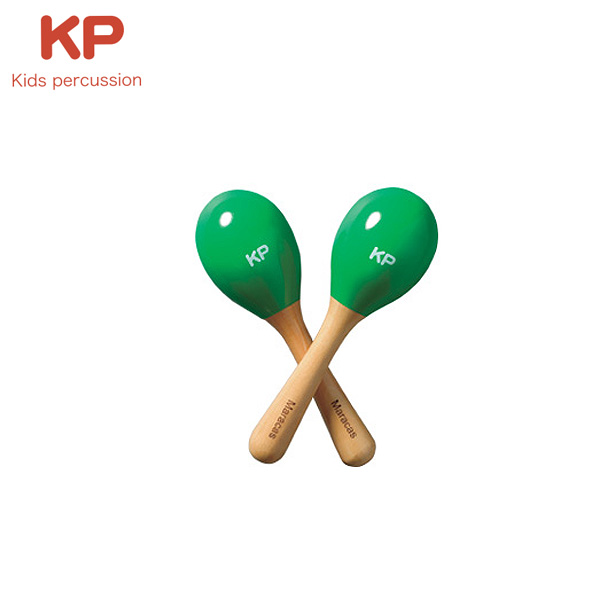 Kids Percussion(キッズパーカッション) / ミニマラカス グリーン (KP-120/MM/GR)  - 幼児楽器 -