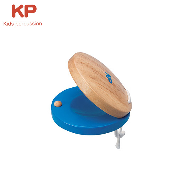 Kids Percussion(キッズパーカッション) / ラウンドカスタネット ブルー (KP-70/C/BU) - 幼児楽器 -