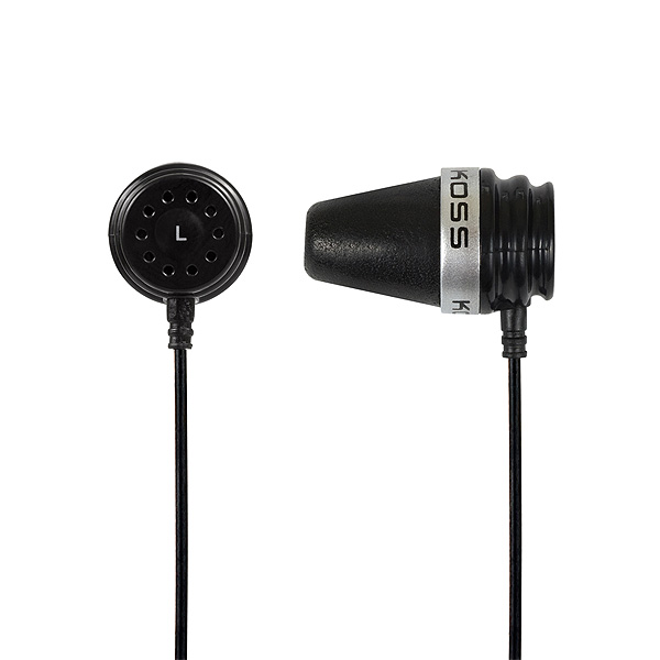 Koss(コス) / Sparkplug (BLACK) - ボリュームコントロール付イヤホン -