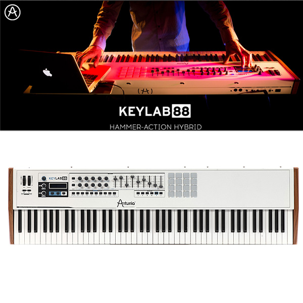 Arturia(アートリア) / KEYLAB 88 【ソフトシンセ ANALOG LAB付属】 - 88鍵MIDIキーボード -