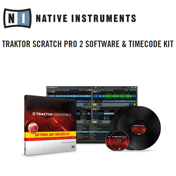 TRAKTOR Scratch Pro 2 ＆ Timecode Kit / Native Instruments(ネイティブインストゥルメンツ) 【数量限定販売】