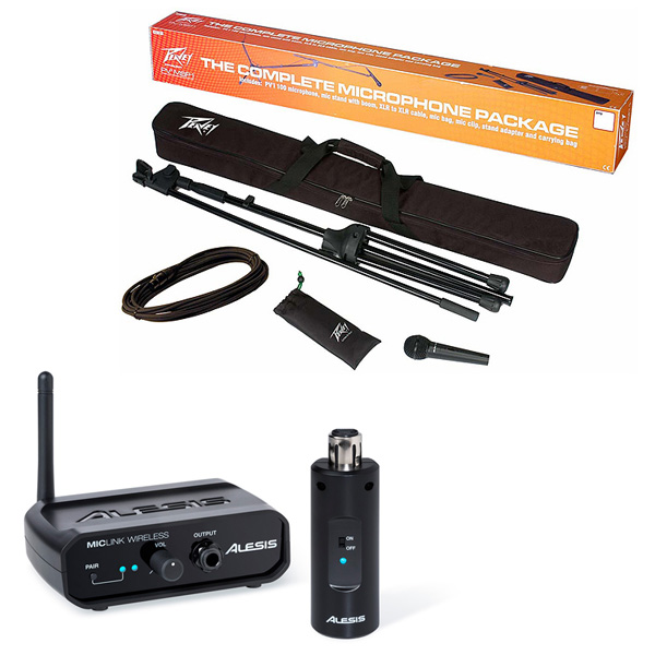 【マイクセット】Alesis(アレシス) / MicLink Wireless & PEAVEY(ピーヴィー) / PV-MSP1 XLR 【次回6月下旬以降入荷予定】