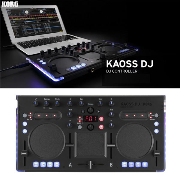 【限定1台】Korg(コルグ) / KAOSS DJ - KAOSS PAD搭載 PCDJコントローラー【Serato DJ Intro 無償】【Serato DJ、TRAKTOR PRO 2 有償対応】【アウトレット品】