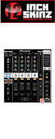 12inch SKINZ / Pioneer DJM-800 SKINZ （Black) - 【DJM-800用スキン】