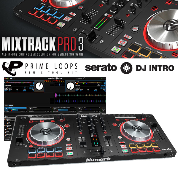 Numark(ヌマーク) / MixTrack Pro 3  (Serato DJ Intro 付属) - PCDJコントローラー