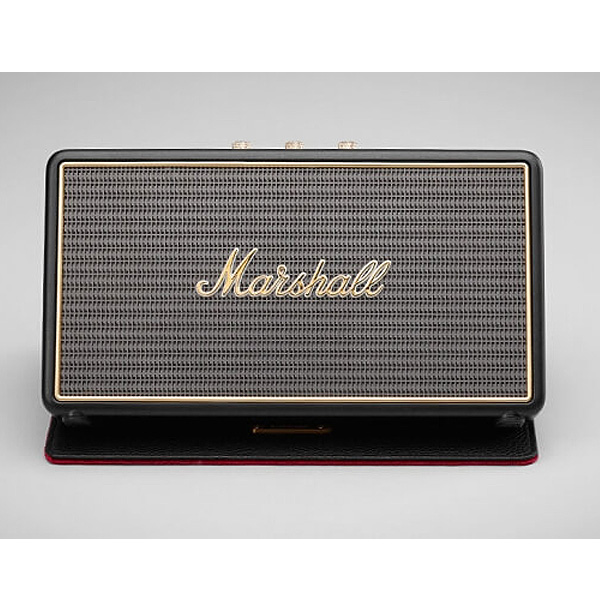 Marshall(マーシャル) / STOCKWELL (BLACK) with Flip Cover - Bluetooth対応 ポータブル  ワイヤレススピーカー - 1大特典セット