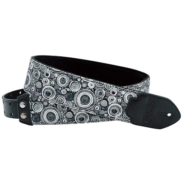 Righton! STRAPS(ライトオンストラップス) / BUBBLES (Black) - ギターストラップ -