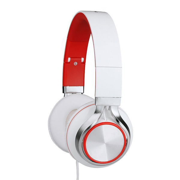 ECOOPRO / ステレオポータブルヘッドホン (White/Red) ■限定セット内容■→ 【・最上級エージング・ツール 】