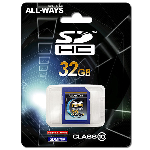ALL-WAYS(オールウェイズ) / E-SDHC32-AW - 32GB SDカード -