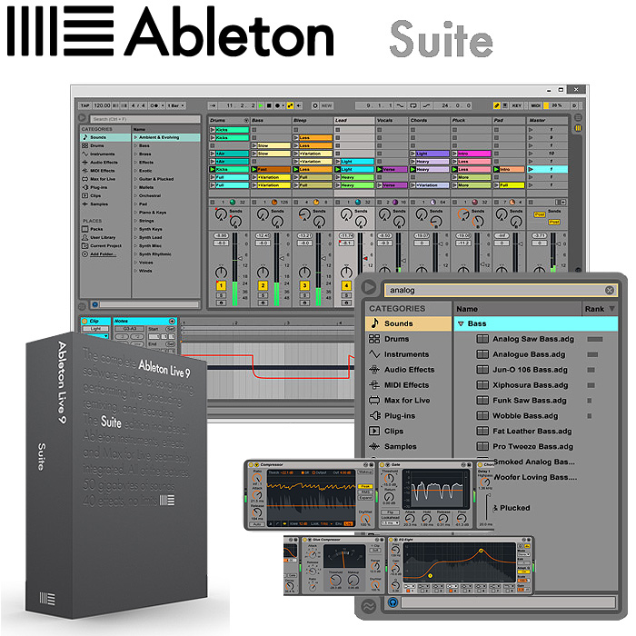 Ableton(エイブルトン) / Live9 Suite 【BOXバージョン】