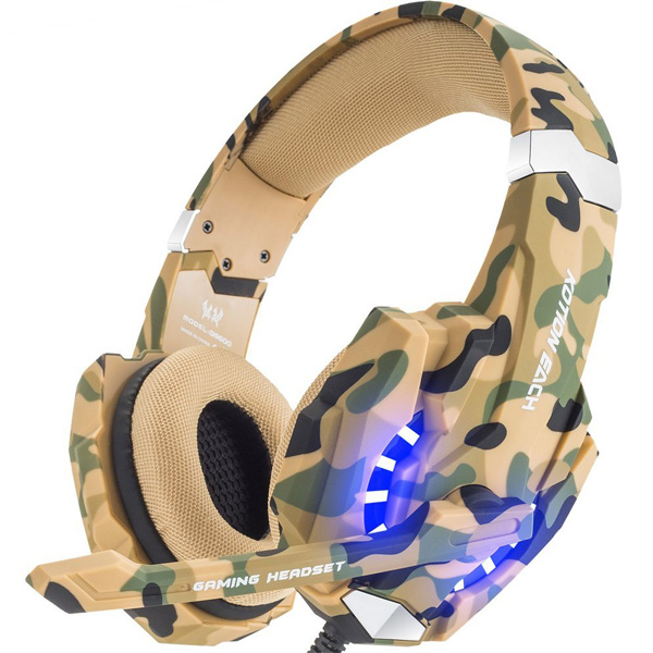 BENGOO / G9000 (Camouflage) - PS4対応 ゲーミングヘッドセット - 1大特典セット