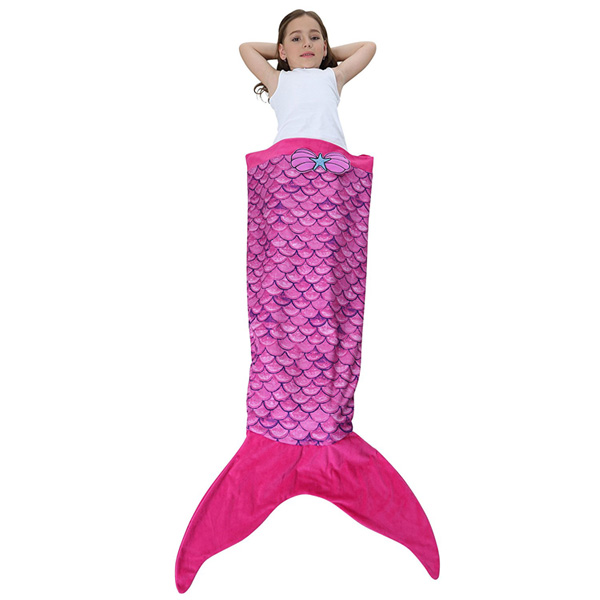 Camlinbo / Mermaid Blanket（深紅色） - 人魚の寝袋ブランケット -