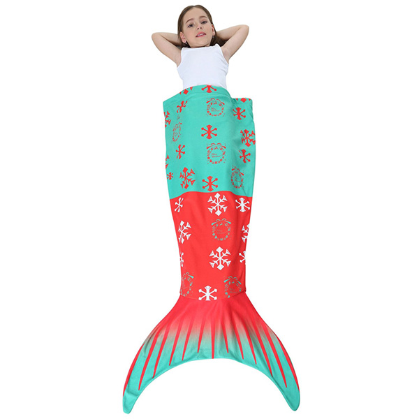 Camlinbo / Mermaid Blanket（スノーフレーク） - 人魚の寝袋ブランケット -