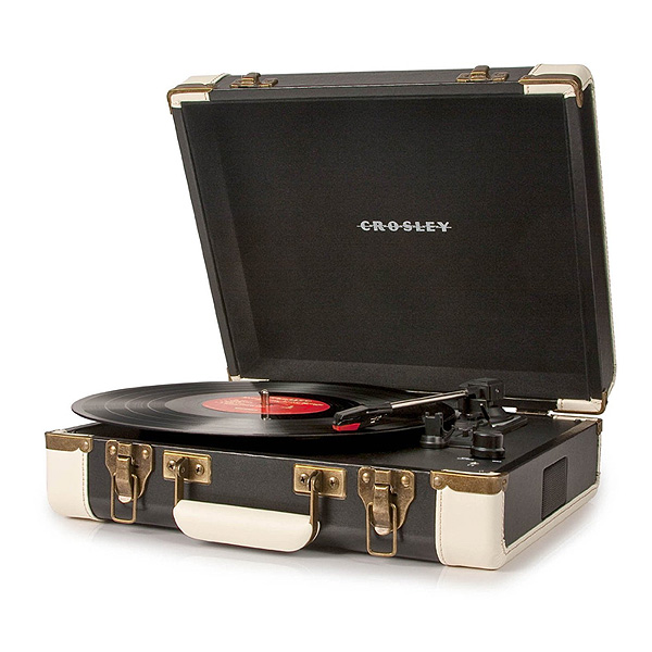 Crosley(クロスレイ) / Executive CR6019A (Black/White) トランク型ポータブルUSBレコードプレイヤー 【輸入品】