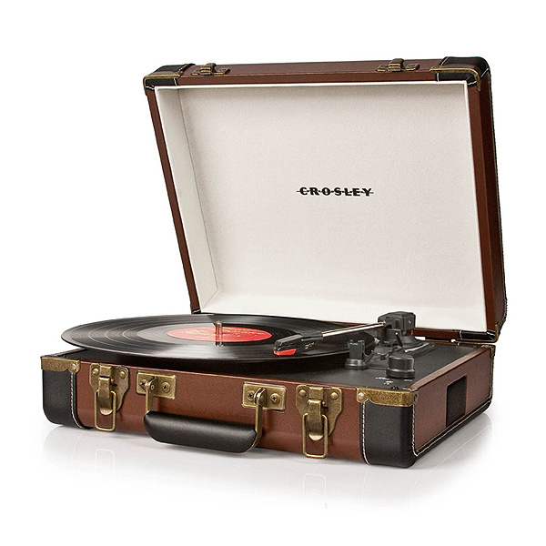 Crosley(クロスレイ) / Executive CR6019A-BR (Brown/Black)  - トランク型ポータブルUSBレコードプレイヤー -