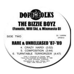 THE BIZZIE BOYZ / Rare & Unreleased 87-89