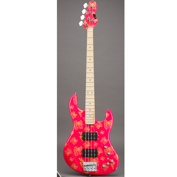 ESP(イーエスピー) / Artist Series KENTA Model 助平 PINK - エレキベース - 【受注生産】 ■限定セット内容■→ 【・Belden ギターシールド(2m) 】