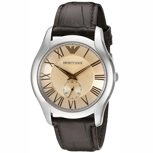 Emporio Armani(エンポリオアルマーニ) / Dress Brown Leather Watch AR1704 - メンズ腕時計 -