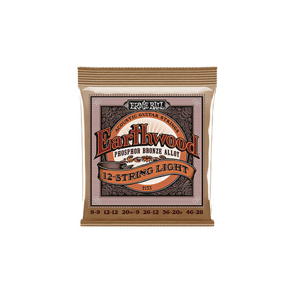 ErnieBall(アーニーボール) / 12-STRING LIGHT EARTHWOOD ACOUSTIC PHOSPHOR BRONZE #2153 - アコギ弦 -