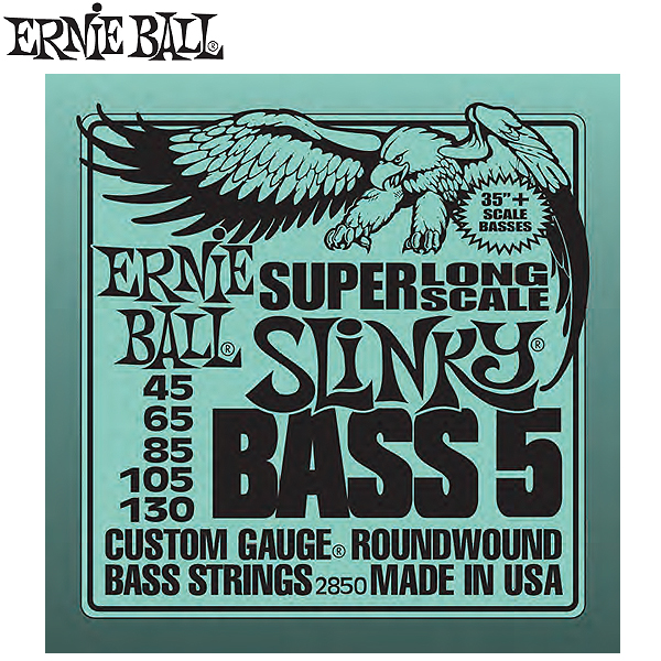 ErnieBall(アーニーボール) / #2850 Super Long Scale Slinky Bass 5 - 5弦ベース用 -