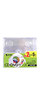 サンワサプライ / CD ・ DVDケース  プラケース（クリアー）　[FCD-22C]