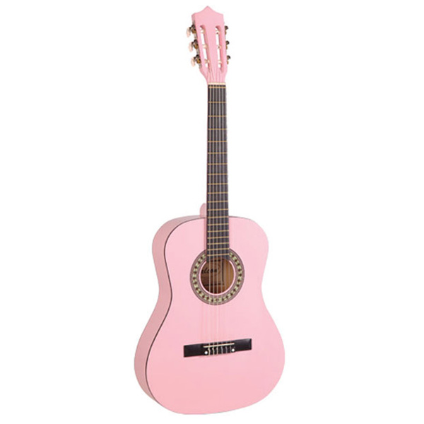 セール アウトレット激安 Falcon 3 4サイズ クラッシックアコースティックギター ピンク の 買蔵交換 Piu Ac Ke