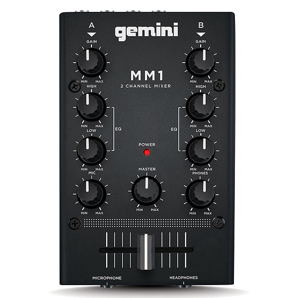 Gemini(ジェミナイ) / MM1 - 2チャンネルコンパクトミキサー -