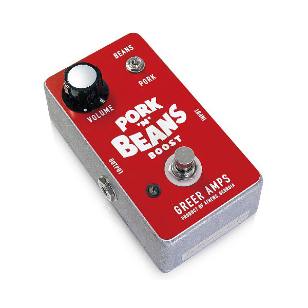 Greer Amps(グリアーアンプス) / Pork N Beans ポークンビーンズ -ブーストペダル- 《ギターエフェクター》 ■限定セット内容■→ 【・パッチケーブル(KLL15)】