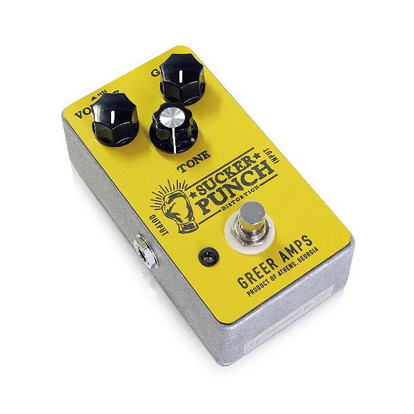 Greer Amps(グリアーアンプス) / Sucker Punch Distortion -サッカーパンチディストーション- 《ギターエフェクター》 ■限定セット内容■→ 【・パッチケーブル(KLL15)】