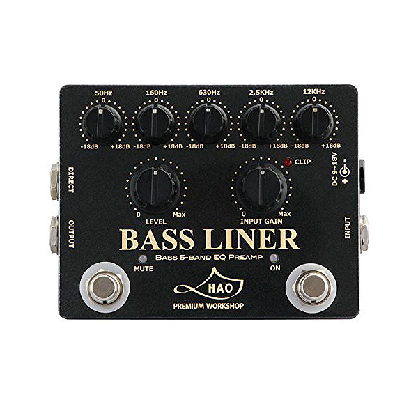 HAO(ハオ) / Bass Liner Black Diamond - ベースプリアンプ - 【150台限定のカラーモデル】