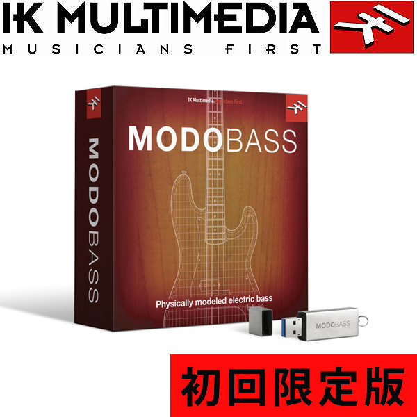 IK Multimedia(アイケーマルチメディア) / MODO BASS 初回限定版 - ソフト音源 -