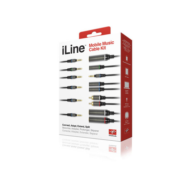 IK Multimedia(アイケーマルチメディア) / iLine Mobile Music Cable Kit - ケーブル6本セット -