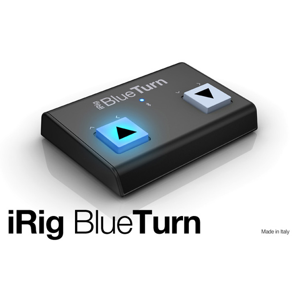 IK Multimedia(アイケーマルチメディア) / iRig BlueTurn - Bluetooth対応フット・ペダル -