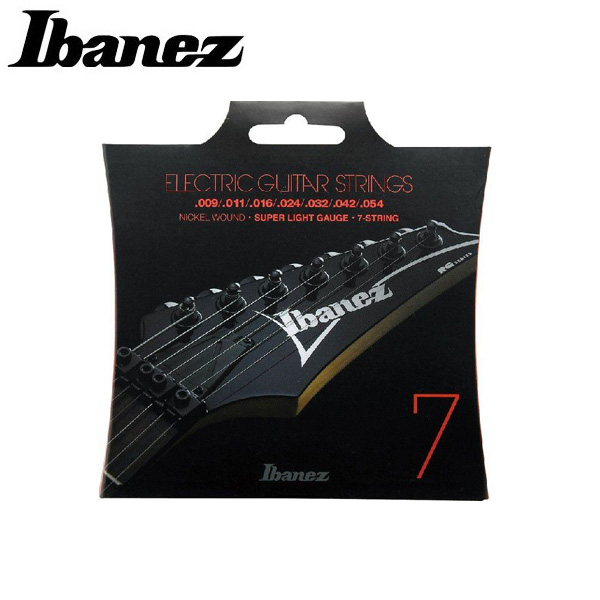 Ibanez(アイバニーズ) / Nickel Wound for Electric Guitars 7-Strings/Super Light 【IEGS7】 【009-054】7弦エレキギター弦