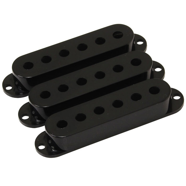 Klein Pickups(クラインピックアップ) / Stratocaster Replacement Black Covers - ピックアップカバー -