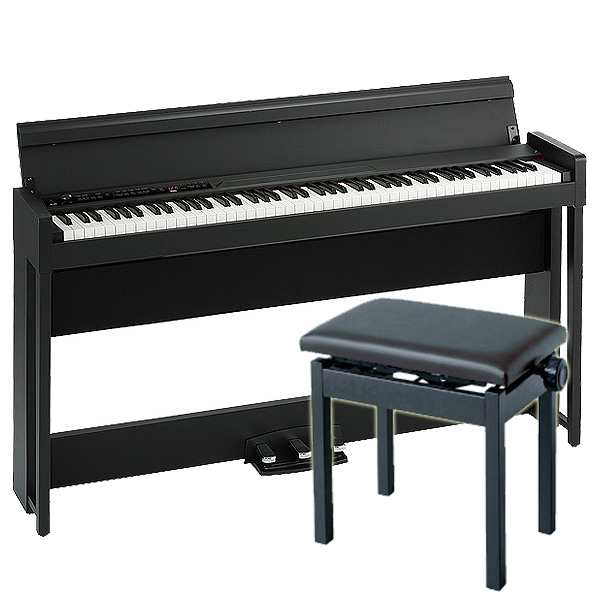 Korg(コルグ) / C1 AIR BK (ブラック) 【高低自在イス（PC-300BK）セット】 - 88鍵盤 デジタルピアノ / 電子ピアノ -
