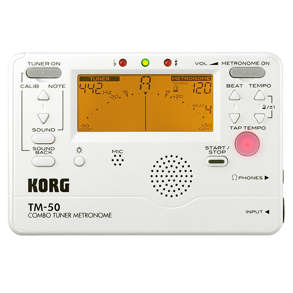 Korg(コルグ) / TM-50-PW (パールホワイト) [チューナーメトロノーム]