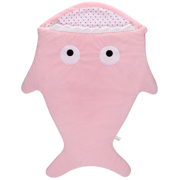 Kosbon / Shark Sleeping Bag（ピンク） - 乳幼児用寝袋ブランケット -