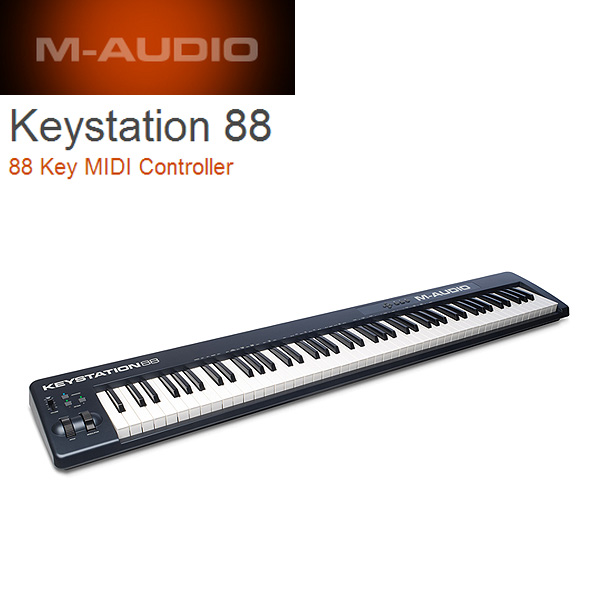 M-Audio(エム・オーディオ) / Keystation 88  【Ableton Live Lite付属】- ベロシティ対応鍵盤USB MIDIキーボードコントローラ - 