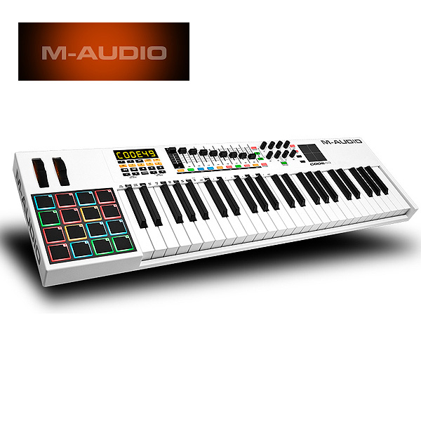 M-Audio(エム・オーディオ) / CODE49【Ableton Live Lite付属】 -ベロシティ＆アフタータッチ対応49鍵盤 USB MIDIキーボードコントローラ -