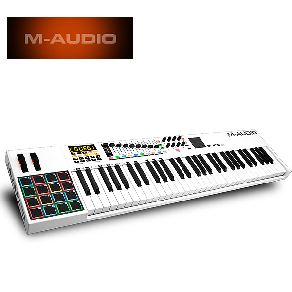 M-Audio(エム・オーディオ) / CODE61【Ableton Live Lite付属】 -ベロシティ＆アフタータッチ対応61鍵盤 USB MIDIキーボードコントローラ -