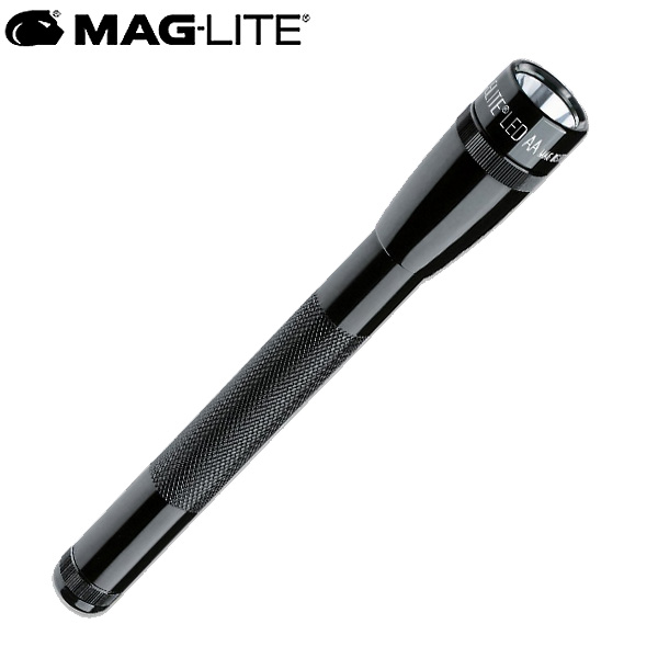 Mag-Lite(マグライト) / Mini LED 2-Cell AA Flashlight with Holster (BLACK) ハンディーライト