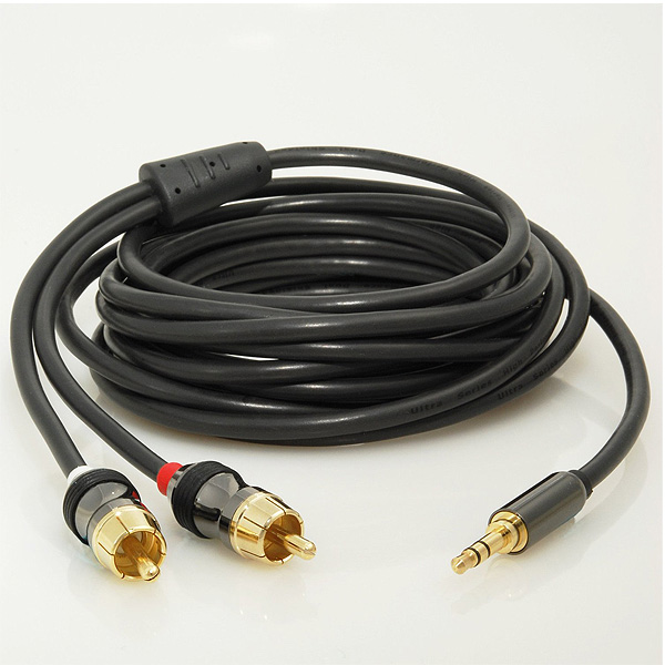 Mediabridge / RCA Stereo Audio Cable (3.5mm - RCA / 1.8m) - ケーブル -