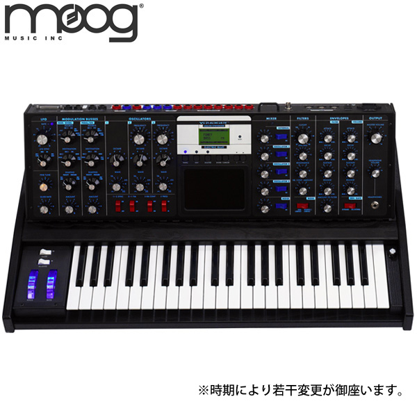 【限定1台】Moog(モーグ) / minimoog Voyager Electric Blue Ver.3  【モノフォニック・アナログ・シンセサイザー】『セール』『シンセサイザー』【店頭展示品】