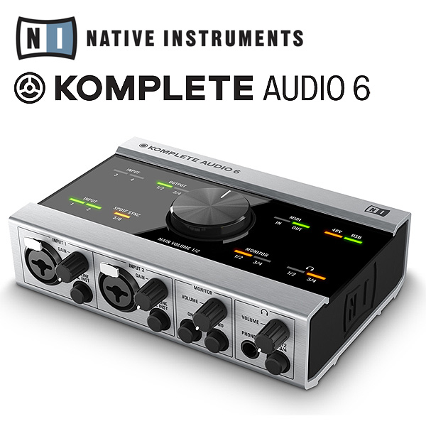 KOMPLETE AUDIO 6 / Native Instruments(ネイティブインストゥルメンツ) 