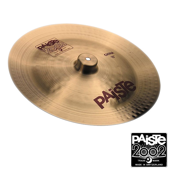 PAISTE(パイステ) / 2002 CHINA 18” - チャイナシンバル - 大特典セット