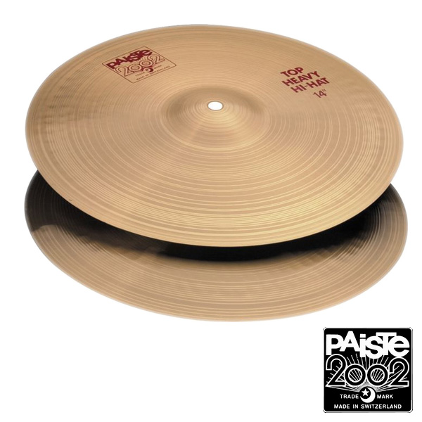PAISTE(パイステ) / 2002 HEAVY HI-HAT TOP 14” - ハイハット※トップのみ - 大特典セット