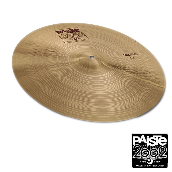 PAISTE(パイステ) / 2002 MEDIUM CRASH 18” - クラッシュシンバル - 大特典セット