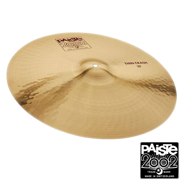 PAISTE(パイステ) / 2002 THIN CRASH 19” - クラッシュシンバル - 大特典セット