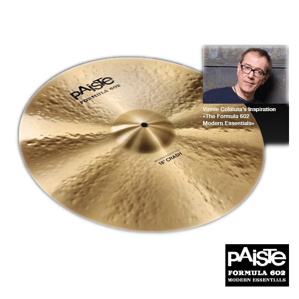PAISTE(パイステ) / Formula 602 Modern Essectials Clash 16” - クラッシュシンバル - 大特典セット